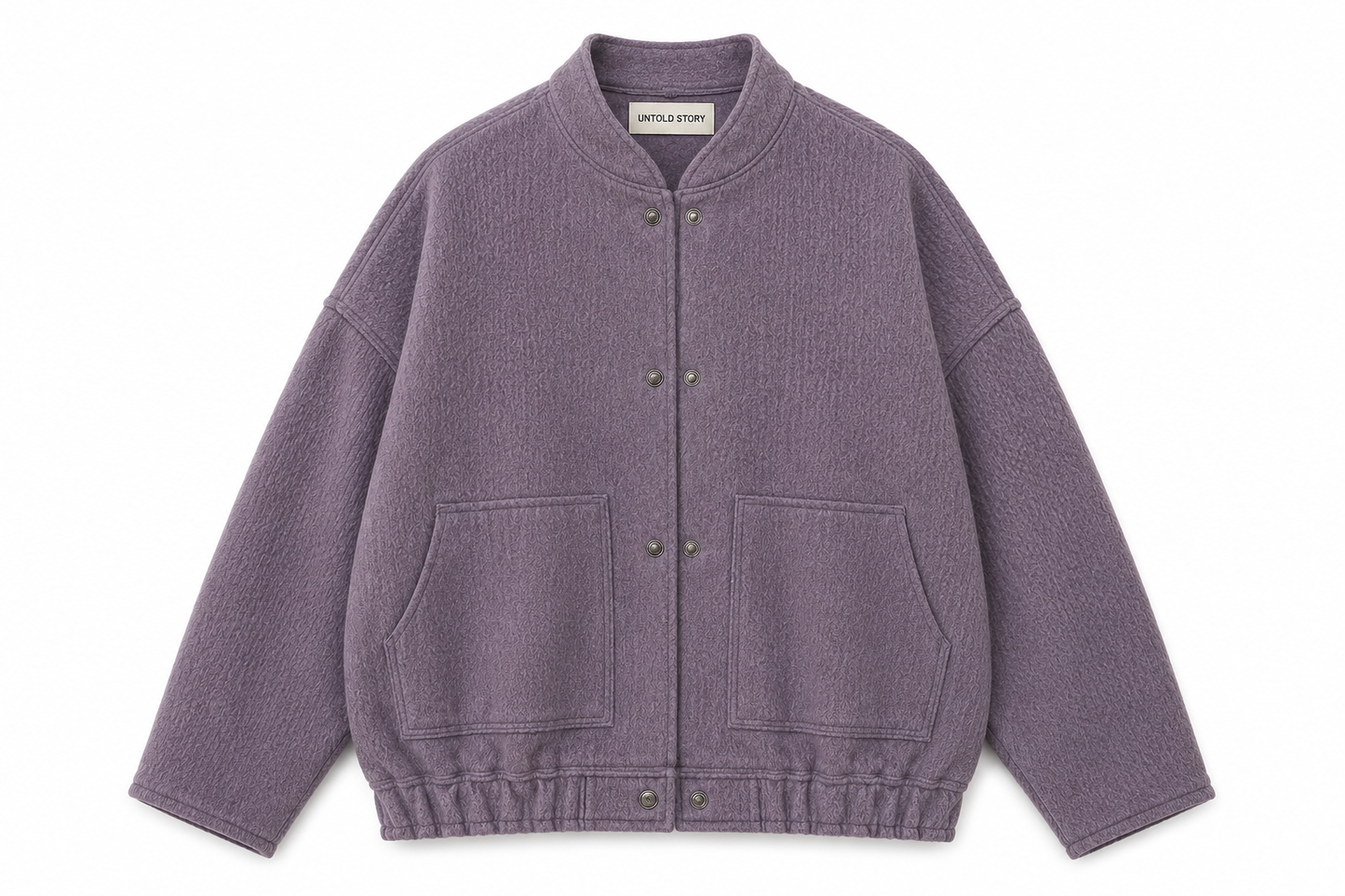 woolen puff jacket